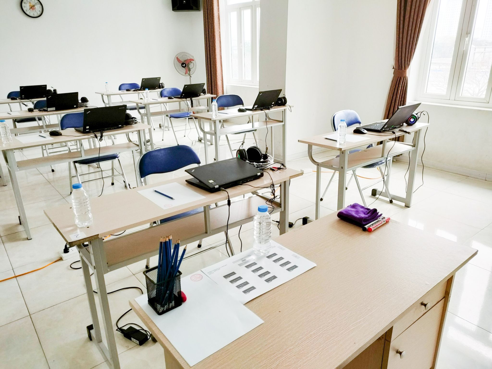 phòng thi Telc b2 tiếng Đức tại WBS