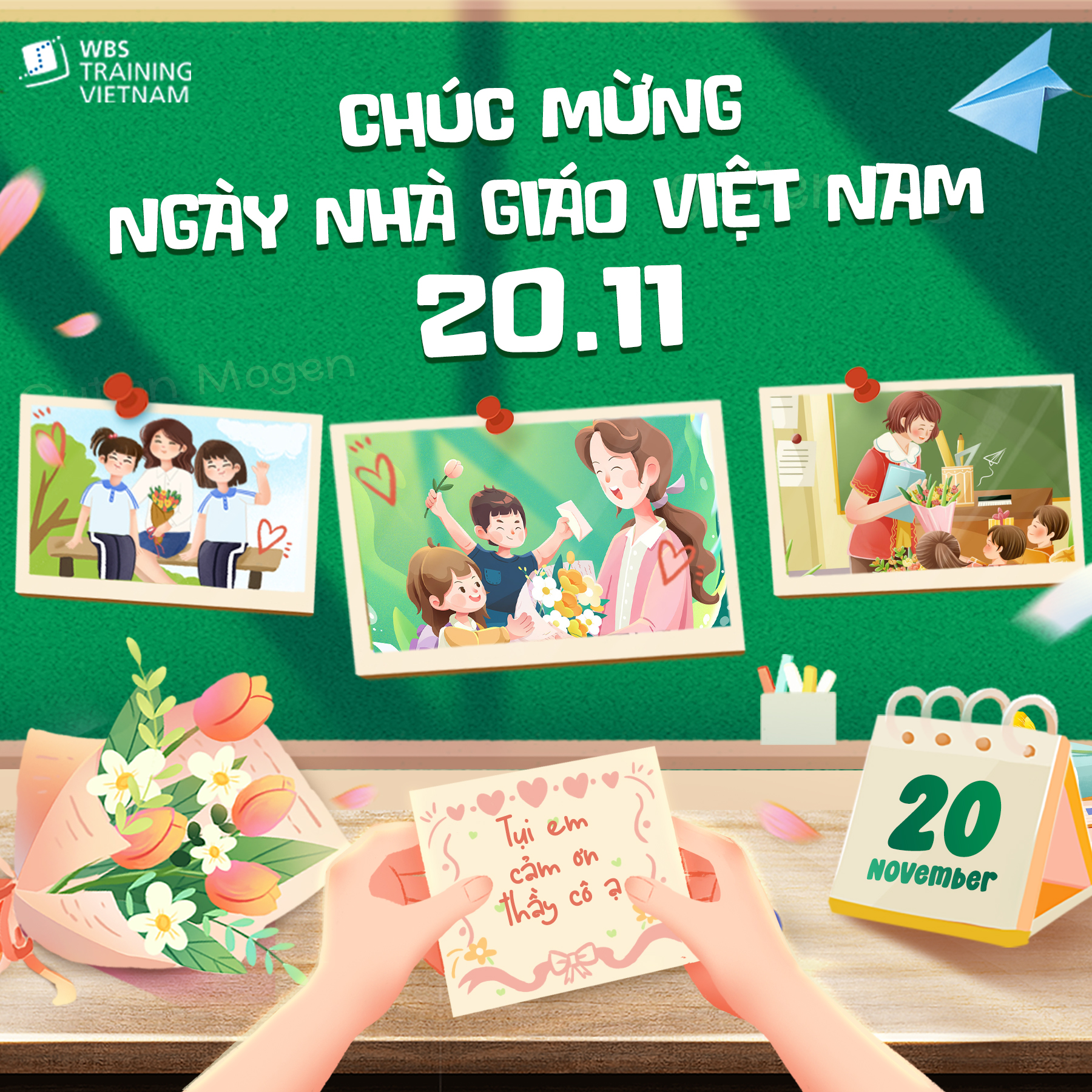 Chúc mừng ngày nhà giáo Việt Nam